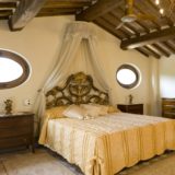 The Master bedroom in the Wedding Suite. italy wedding venues. italy destination wedding packages