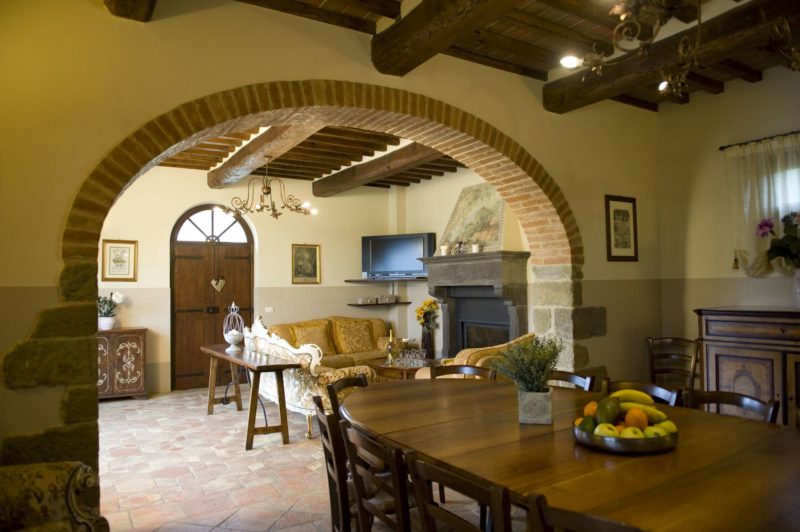 The communal area in Villa Adele where the wedding suite is . italy wedding venues, tuscany wedding villas