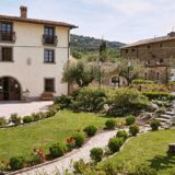 The facade of Villa Adele, Exclusive weddings villa Italy Baroncino