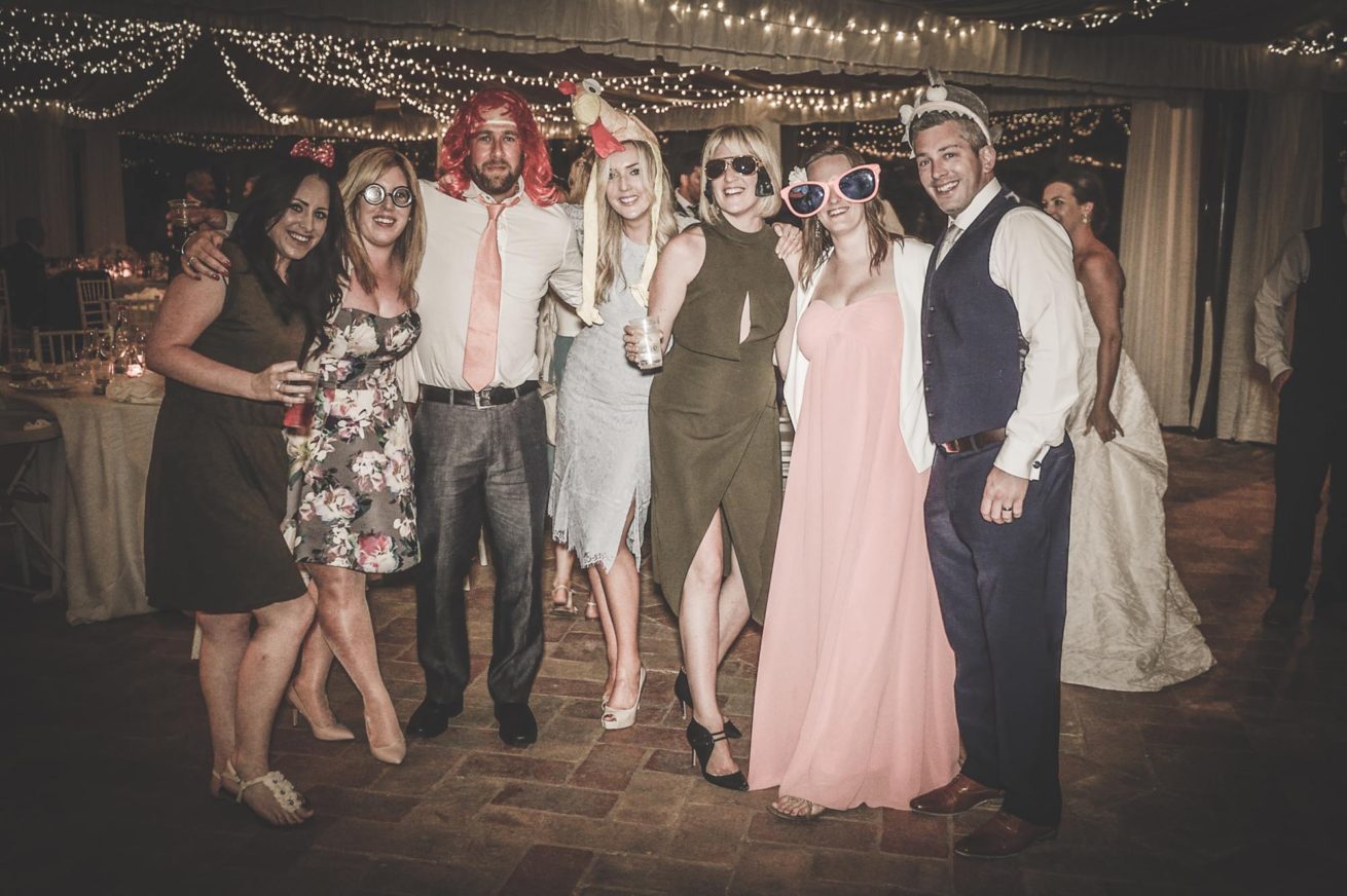 Marquee Wedding Ideas. The photo booth is always the funniest part of the wedding party.