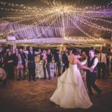 Marquee Wedding Ideas. Bride and groom first dance.